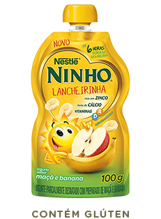 Dúzia de NINHO® Pounch Maçã e Banana 540g.