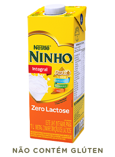Caixa de leite NINHO® Forti+ UHT Zero Lactose 1L