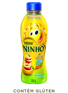 Garrafa de Iogurte NINHO® Maçã E Banana 850g.