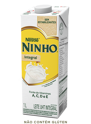 Caixa de leite NINHO® Integral UHT 1L Sem Estabilizantes