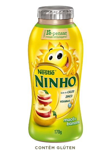 Garrafa de Iogurte NINHO® Maçã e Banana