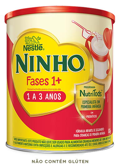 lata de leite NINHO® Fases 1+