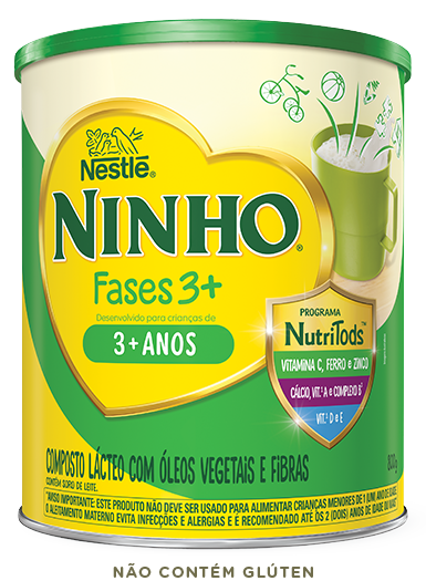 lata de leite NINHO® Fases 3+