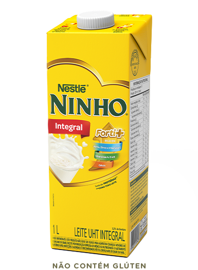 Caixa de leite NINHO® Forti+ UHT Integral