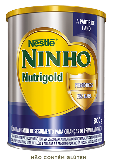 Lata de leite NINHO® Nutrigold.