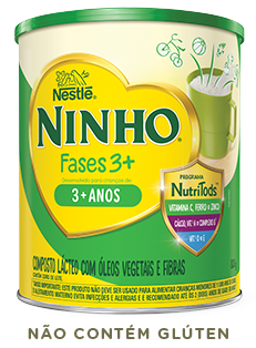 lata de leite NINHO® Fases 3+ lata 400g