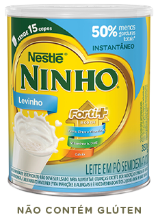 Lata de leite NINHO® NINHO® Forti+ Levinho lata 380g.