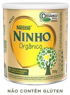 lata de leiteNovo NINHO® Orgânico Pó Instantâneo 350g